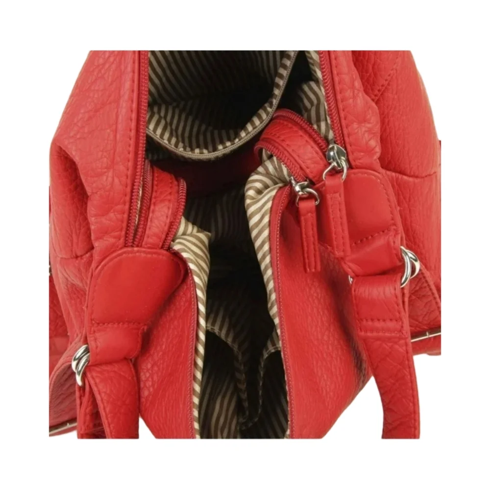 Janey Jane Convertible Back Pack Red